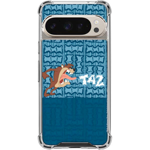 Looney Tunes Tasmanian Devil Yell Pixel 9/9 Pro Clear Case