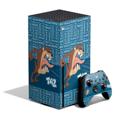 Looney Tunes Tasmanian Devil Yell Xbox Series X Skins
