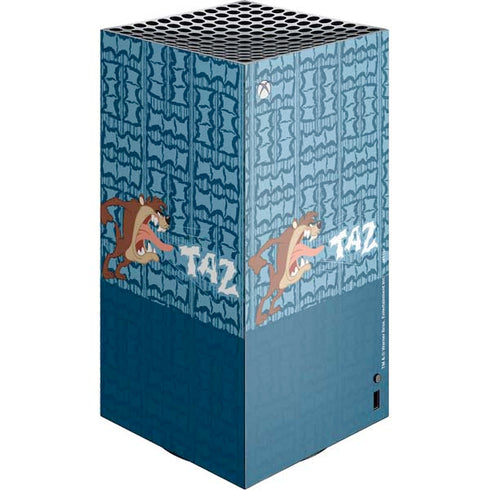 Looney Tunes Tasmanian Devil Yell XBox Series X Digital Edition Console Skin