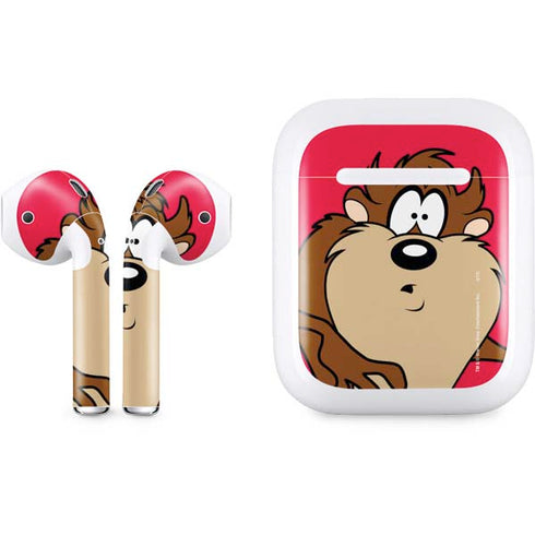 Looney Tunes Tasmanian Devil Zoomed In Apple AirPods Skin