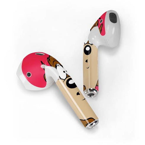 Looney Tunes Tasmanian Devil Zoomed In Apple AirPods Skin