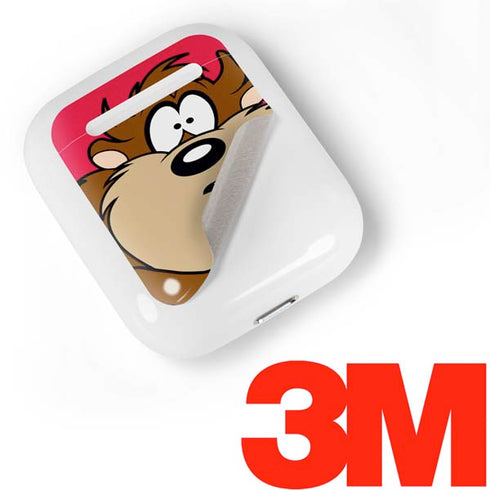 Looney Tunes Tasmanian Devil Zoomed In Apple AirPods Skin