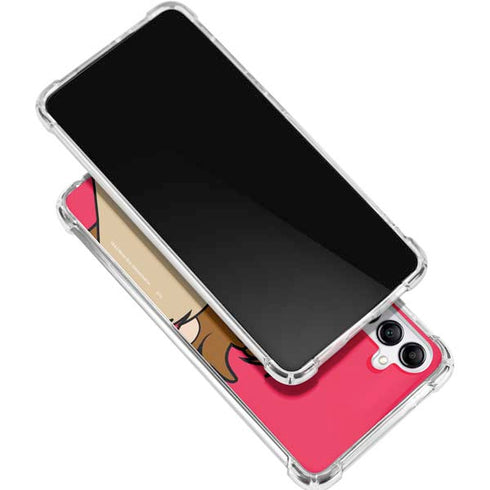 Looney Tunes Tasmanian Devil Zoomed In Galaxy A16 5G Clear Case