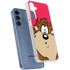 Looney Tunes Tasmanian Devil Zoomed In Galaxy A35 5G Clear Case