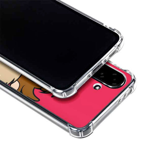 Looney Tunes Tasmanian Devil Zoomed In Galaxy A36 5G Clear Case
