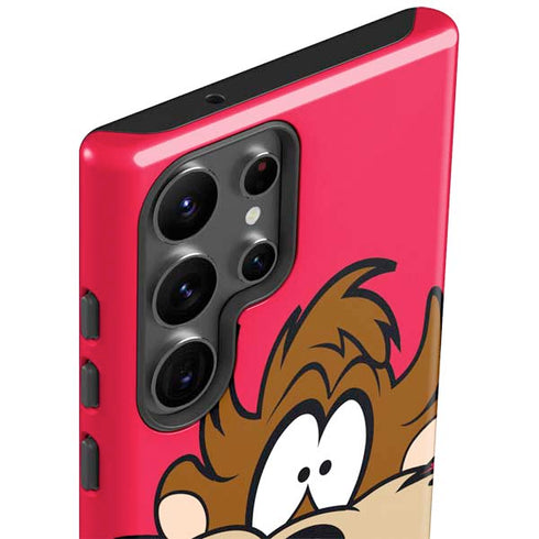 Looney Tunes Tasmanian Devil Zoomed In Galaxy S23 Ultra Pro Case