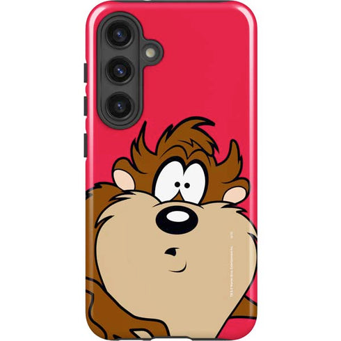 Looney Tunes Tasmanian Devil Zoomed In Galaxy S25 Impact Case