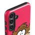 Looney Tunes Tasmanian Devil Zoomed In Galaxy S25 Impact Case