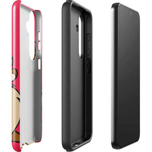 Looney Tunes Tasmanian Devil Zoomed In Galaxy S25 Impact Case