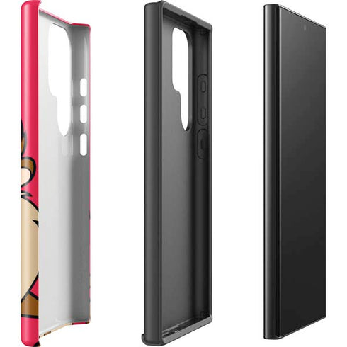 Looney Tunes Tasmanian Devil Zoomed In Galaxy S25 Ultra Impact Case