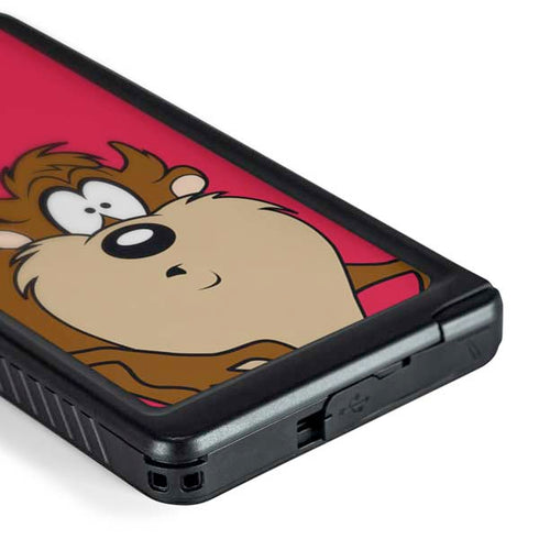 Looney Tunes Tasmanian Devil Zoomed In Galaxy S24 Ultra Waterproof Case