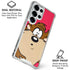 Looney Tunes Tasmanian Devil Zoomed In Galaxy S25 Ultra Clear Case