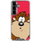 Looney Tunes Tasmanian Devil Zoomed In Galaxy S26 Clear Case