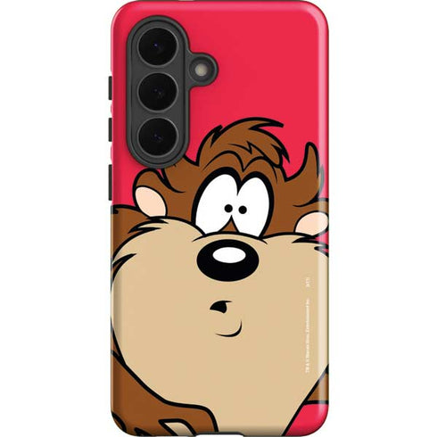 Looney Tunes Tasmanian Devil Zoomed In Galaxy S26 Impact Case