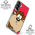 Looney Tunes Tasmanian Devil Zoomed In Galaxy S26 Plus Clear Case