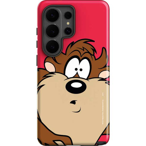 Looney Tunes Tasmanian Devil Zoomed In Galaxy S26 Ultra Impact Case