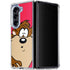 Looney Tunes Tasmanian Devil Zoomed In Galaxy Z Fold5 5G Clear Case