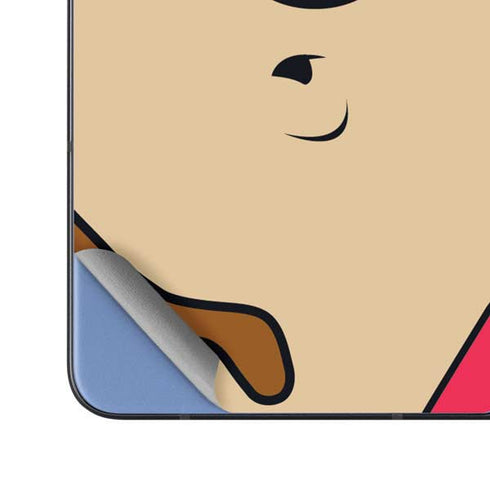 Looney Tunes Tasmanian Devil Zoomed In Galaxy Z Fold5 5G Skin