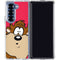 Looney Tunes Tasmanian Devil Zoomed In Galaxy Z Fold6 Clear Case