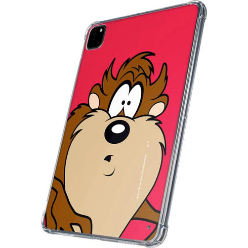 Looney Tunes Tasmanian Devil Zoomed In iPad Pro 11in (2024) Clear Case