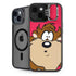 Looney Tunes Tasmanian Devil Zoomed In iPhone 14 Kickstand Case