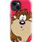 Looney Tunes Tasmanian Devil Zoomed In iPhone 15 Impact Case