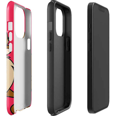 Looney Tunes Tasmanian Devil Zoomed In iPhone 15 Pro Impact Case