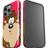 Looney Tunes Tasmanian Devil Zoomed In iPhone 15 Pro Impact Case