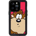 Looney Tunes Tasmanian Devil Zoomed In iPhone 15 Pro Waterproof Case