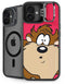 Looney Tunes Tasmanian Devil Zoomed In iPhone 16 Plus Kickstand Case