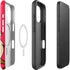 Looney Tunes Tasmanian Devil Zoomed In iPhone 16 Plus Magsafe Impact Case
