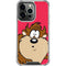 Looney Tunes Tasmanian Devil Zoomed In iPhone 16 Pro Clear Case