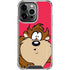 Looney Tunes Tasmanian Devil Zoomed In iPhone 16 Pro Clear Case