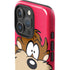 Looney Tunes Tasmanian Devil Zoomed In iPhone 16 Pro Impact Case