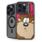 Looney Tunes Tasmanian Devil Zoomed In iPhone 16 Pro Max Kickstand Case