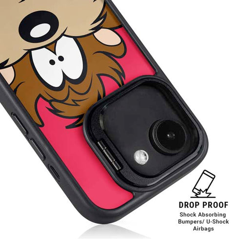 Looney Tunes Tasmanian Devil Zoomed In iPhone 16e Kickstand Case