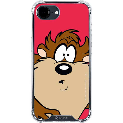 Looney Tunes Tasmanian Devil Zoomed In iPhone 16e Clear Case