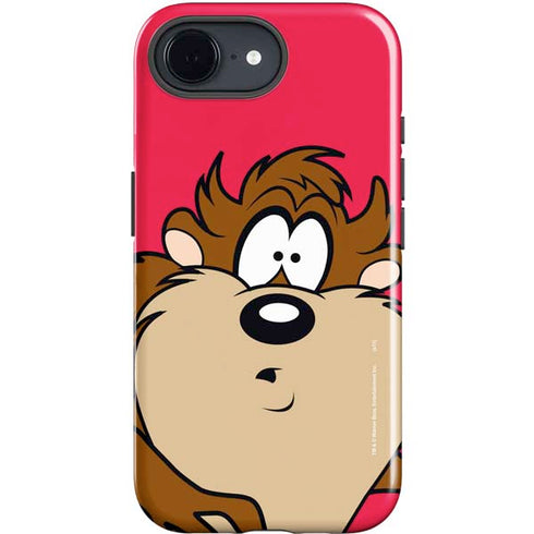 Looney Tunes Tasmanian Devil Zoomed In iPhone 16e Impact Case
