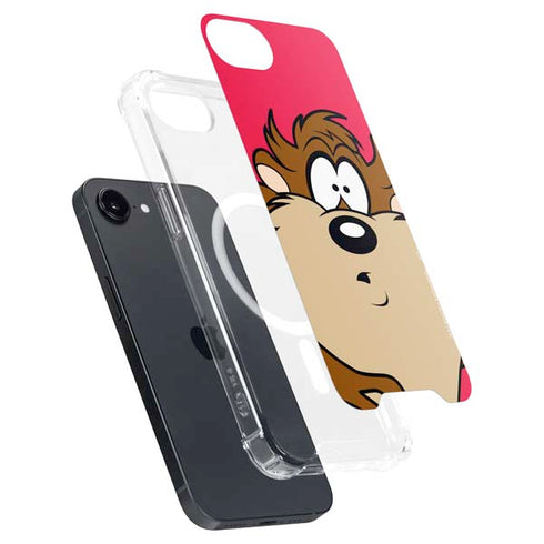 Looney Tunes Tasmanian Devil Zoomed In iPhone 16e MagSafe Case
