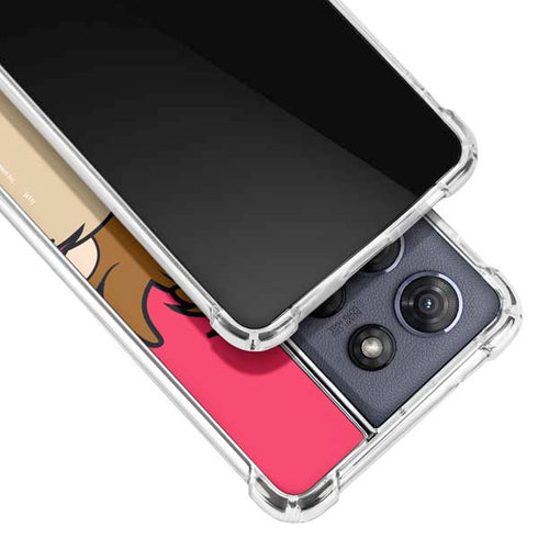 Looney Tunes Tasmanian Devil Zoomed In Moto G 5G (2025) Clear Case