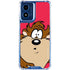 Looney Tunes Tasmanian Devil Zoomed In Moto G Play 4G (2024) Clear Case