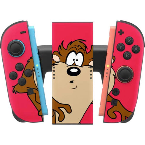 Looney Tunes Tasmanian Devil Zoomed In Nintendo Switch 2 (2025) Joy-Con Controller Skin