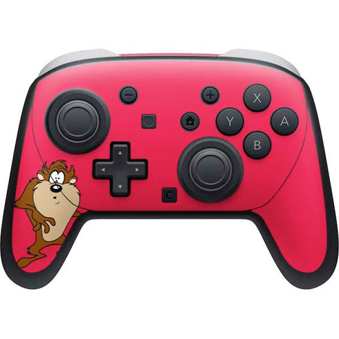 Looney Tunes Tasmanian Devil Zoomed In Nintendo Switch 2 (2025) Pro Controller Skin