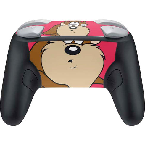 Looney Tunes Tasmanian Devil Zoomed In Nintendo Switch 2 (2025) Pro Controller Skin