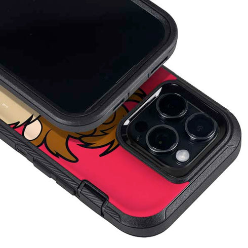 Looney Tunes Tasmanian Devil Zoomed In Otterbox Defender iPhone Skin