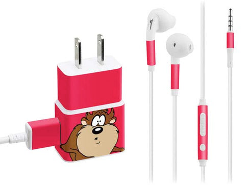 Looney Tunes Tasmanian Devil Zoomed In Phone Charger Skin