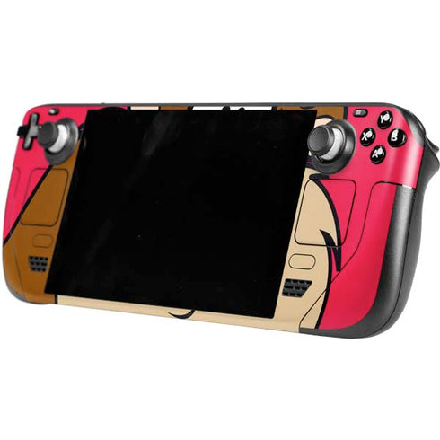 Looney Tunes Tasmanian Devil Zoomed In Steam Deck Handheld Gaming Computer OLED Skin