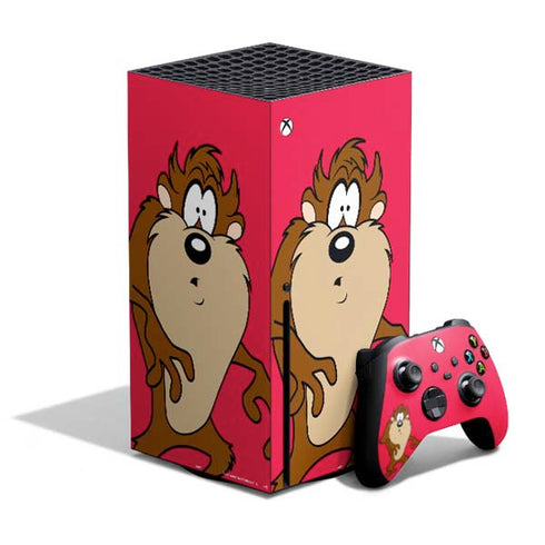 Looney Tunes Tasmanian Devil Zoomed In Xbox Series X Bundle Skin
