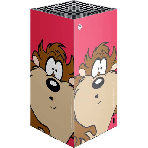 Looney Tunes Tasmanian Devil Zoomed In XBox Series X Digital Edition Console Skin