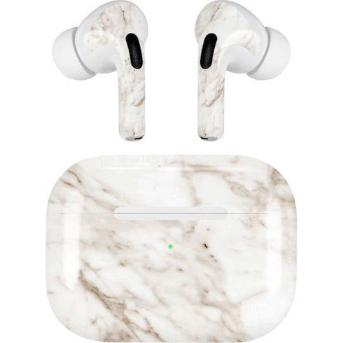 Taupe Marble AirPods Skins